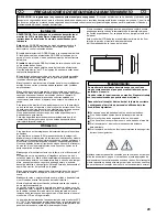 Предварительный просмотр 23 страницы Sanyo CE42LM4WPN-NA - CE - 42" LCD Flat Panel Display Instruction Manual