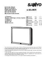 Sanyo CE42LM5R Instruction Manual предпросмотр