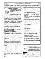 Предварительный просмотр 52 страницы Sanyo CE42SRE1 Instruction Manual