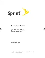 Sanyo Cell Phone User Manual preview