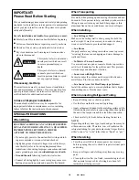 Preview for 4 page of Sanyo CH1222 Service Manual