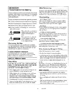 Предварительный просмотр 3 страницы Sanyo CH1822 Service Manual