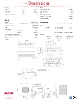 Предварительный просмотр 2 страницы Sanyo CH3082 Specifications