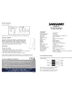 Предварительный просмотр 1 страницы Sanyo choice pr 1 Installation Instructions Manual