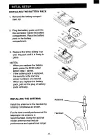 Preview for 7 page of Sanyo CLA-1380 Instruction Manual