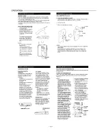 Preview for 5 page of Sanyo CLA-1380AUS Service Manual