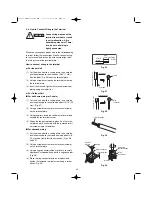 Предварительный просмотр 21 страницы Sanyo CLM1972 Installation Instructions Manual