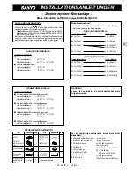 Предварительный просмотр 13 страницы Sanyo CLR18X Installation Instructions Manual