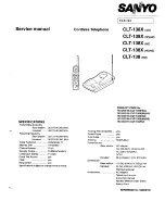 Sanyo CLT-138 Service Manual предпросмотр