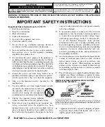 Preview for 2 page of Sanyo CLT-1554 User Manual