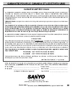 Preview for 59 page of Sanyo CLT-1554 User Manual