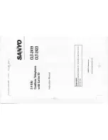 Sanyo CLT-2419 Instruction Manual preview