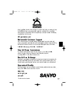 Preview for 51 page of Sanyo CLT-2420 Instruction Manual