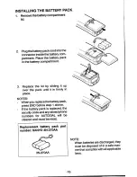 Предварительный просмотр 11 страницы Sanyo CLT-5800AUS Instruction Manual