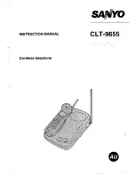 Предварительный просмотр 1 страницы Sanyo CLT-9655 Instruction Manual