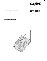 Sanyo CLT-9660 Instruction Manual preview