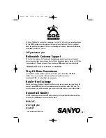 Preview for 51 page of Sanyo CLT-9960 Instruction Manual