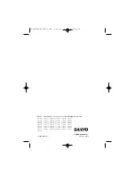 Preview for 60 page of Sanyo CLT-D5880 Instruction Manual