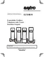 Preview for 1 page of Sanyo CLT-D6614 Instruction Manual