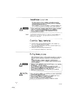 Предварительный просмотр 4 страницы Sanyo CM2412 Instruction Manual