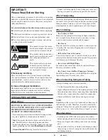 Предварительный просмотр 4 страницы Sanyo CM3212 Service Manual