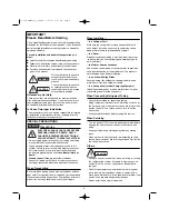 Предварительный просмотр 2 страницы Sanyo CMH1972 Installation Instructions Manual