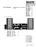 Предварительный просмотр 1 страницы Sanyo CP-088 Service Manual