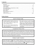 Preview for 2 page of Sanyo CP14G1 Service Manual