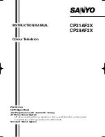 Sanyo CP21AF2X Instruction Manual preview