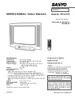 Sanyo CP21SE1 Service Manual preview