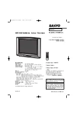 Sanyo CP29EF1 Service Manual предпросмотр