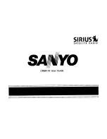 Sanyo CRSR-10 User Manual preview