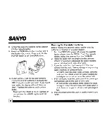 Preview for 8 page of Sanyo CRSR-10 User Manual