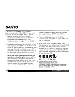 Preview for 12 page of Sanyo CRSR-10 User Manual