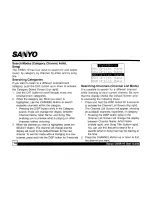 Preview for 14 page of Sanyo CRSR-10 User Manual