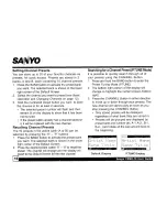 Preview for 16 page of Sanyo CRSR-10 User Manual