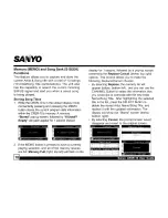 Preview for 18 page of Sanyo CRSR-10 User Manual