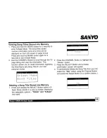 Preview for 19 page of Sanyo CRSR-10 User Manual