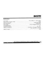 Preview for 35 page of Sanyo CRSR-10 User Manual