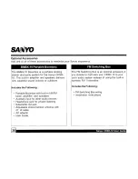 Preview for 36 page of Sanyo CRSR-10 User Manual