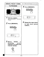 Предварительный просмотр 16 страницы Sanyo CWM-480 Instruction Manual