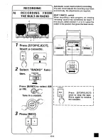 Предварительный просмотр 19 страницы Sanyo CWM-480 Instruction Manual