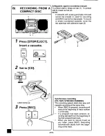 Предварительный просмотр 20 страницы Sanyo CWM-480 Instruction Manual