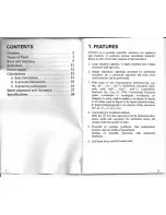 Предварительный просмотр 2 страницы Sanyo CZ-0124 Instruction Manual