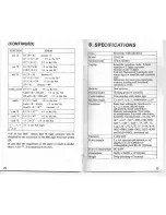 Preview for 16 page of Sanyo CZ-0124 Instruction Manual