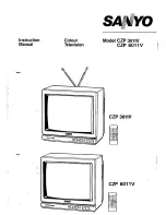 Sanyo CZP 6011V Instruction Manual предпросмотр