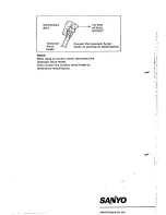 Предварительный просмотр 8 страницы Sanyo CZP 6011V Instruction Manual