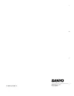 Предварительный просмотр 21 страницы Sanyo CZP2141TX Service Manual