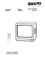 Sanyo CZP3024 Instruction Manual предпросмотр