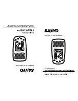 Sanyo DAS-203 Instruction Manual preview